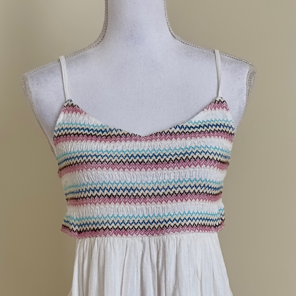 ROXY Hot Tropics Flowy Maxi Dress – Textured Slub Fabric – Size XL - Picture 10 of 15